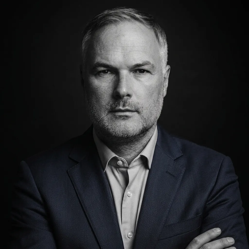 Torsten Naumann, Hausberater für LUXHAUS — Schwarz-Weiß-Porträt